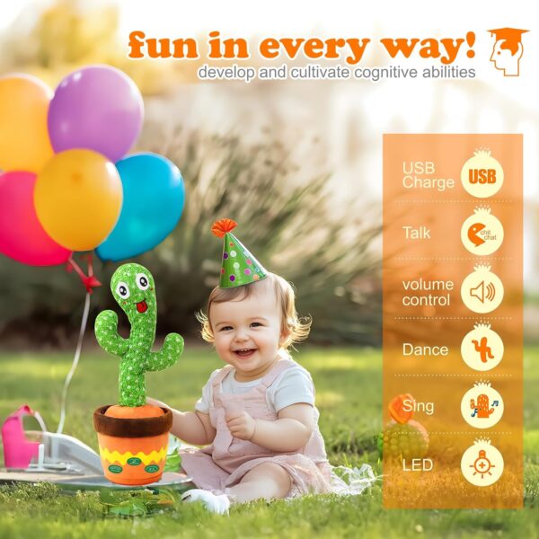 Interactive Dancing Cactus Toy - Image 2